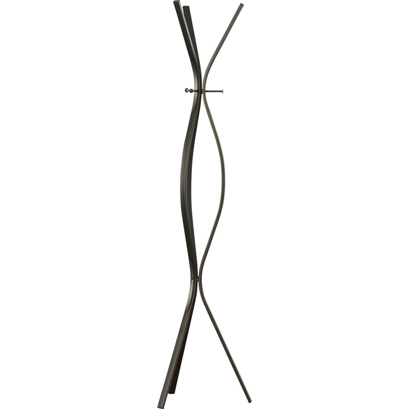 Ivy Bronx Carruth Steel Freestanding Coat Rack & Reviews Wayfair